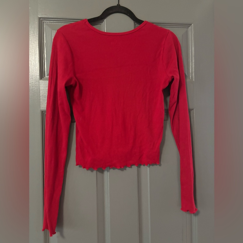 Hollister Co. long sleeve ribbed baby tee size large - Picture 5 of 5
